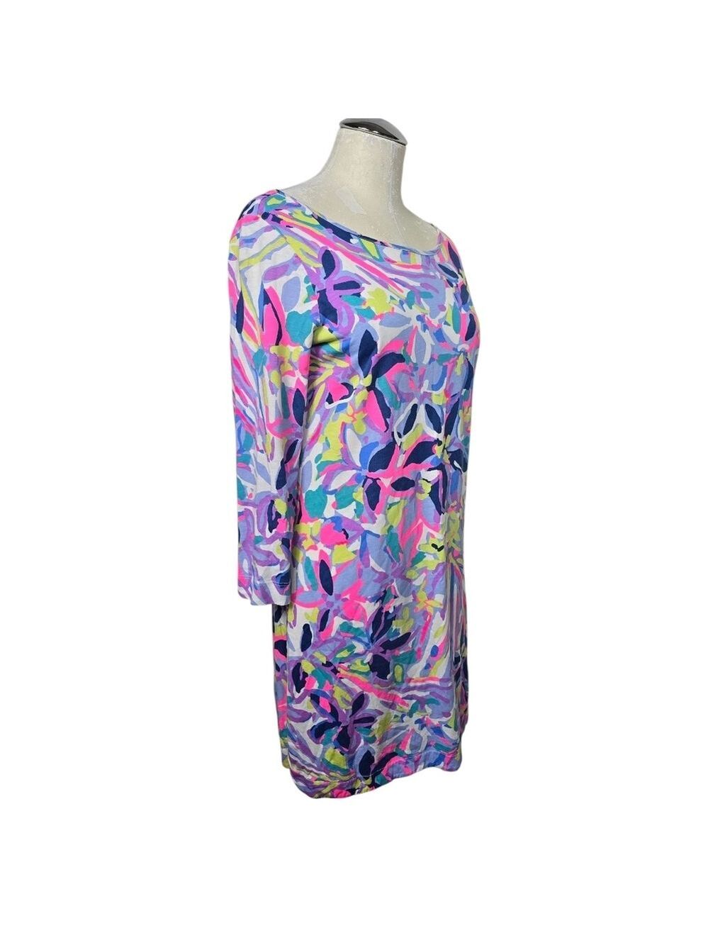 Lilly Pulitzer Purple Pink Printed Marlowe Dress S - Picture 2 of 7